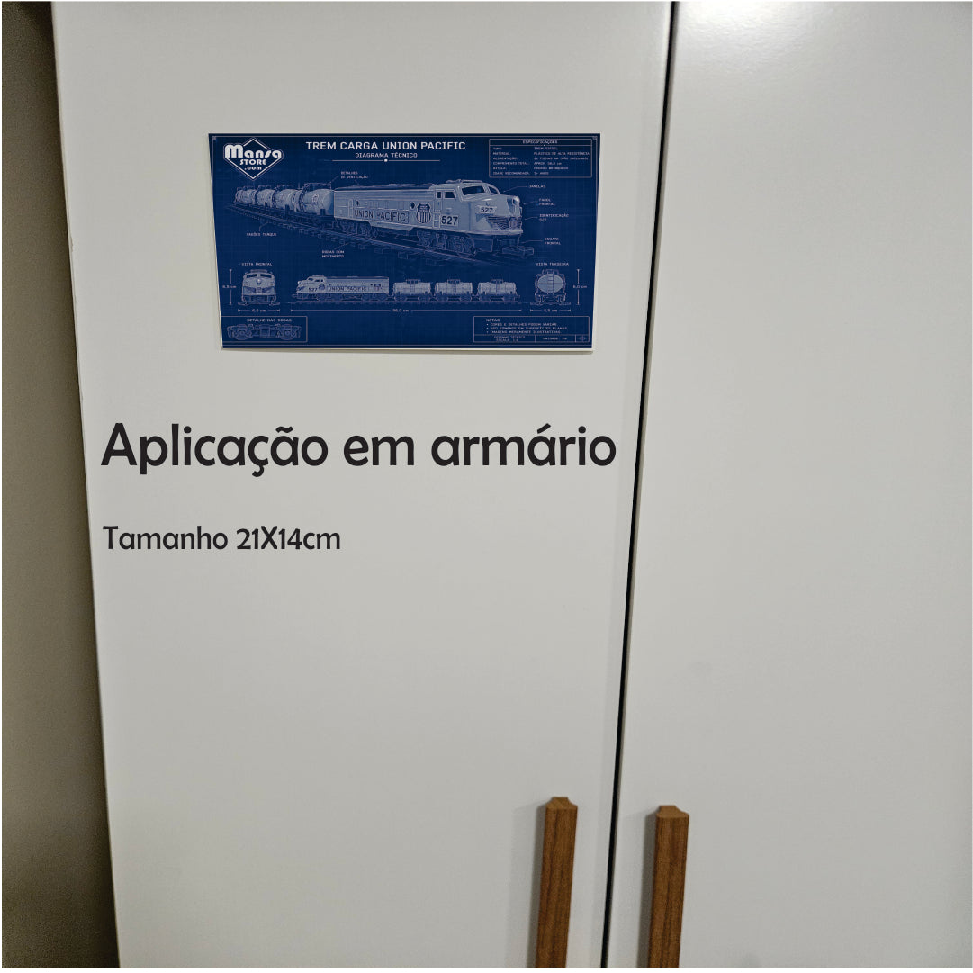 Quadro ou Porta-retrato "F7 Pacific Union" - Escolha seu formato!