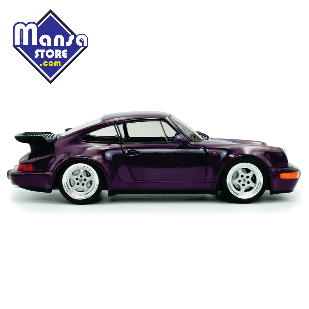 Porsche 911 964 Turbo 1990 – Miniatura Colecionável Premium em Metal com Portas Abertura