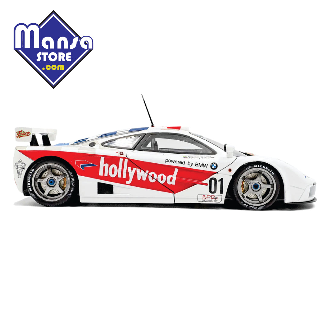 McLaren F1 GTR Short Tail Nelson Piquet, 2 Horas de Brasília 1996 - Escala 1:18 Premium em Metal