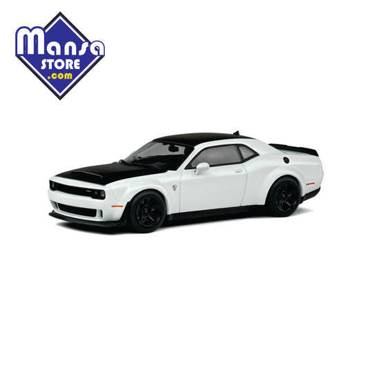 Dodge Challenger Demon 2018 escala1:43 – Miniatura Colecionável Premium de um Muscle Car Extremo Americano!