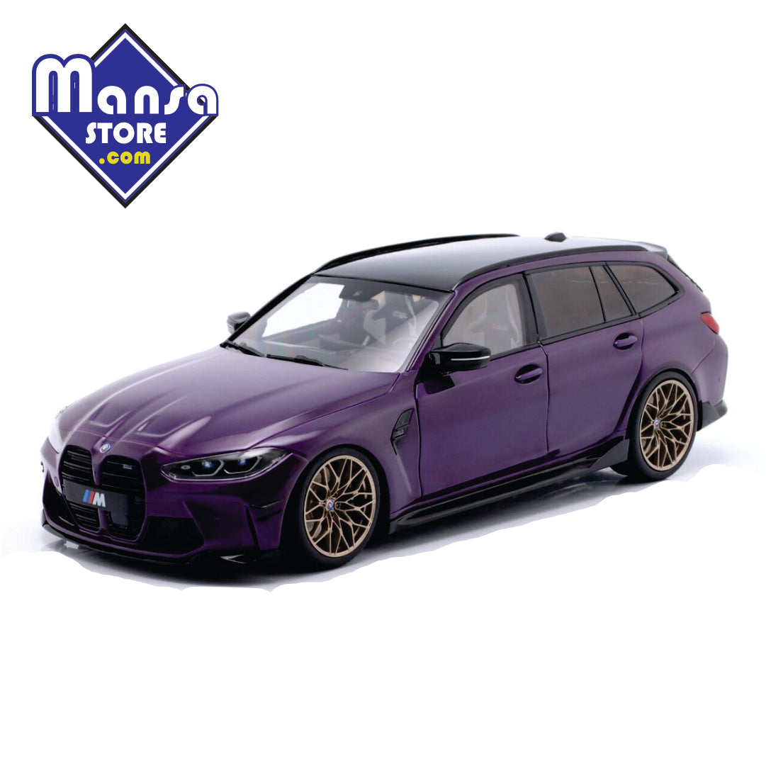 BMW M3 (G81) Performance Parts 2024, escala 1:18 – Miniatura Premium em Diecast com Portas Funcionais!