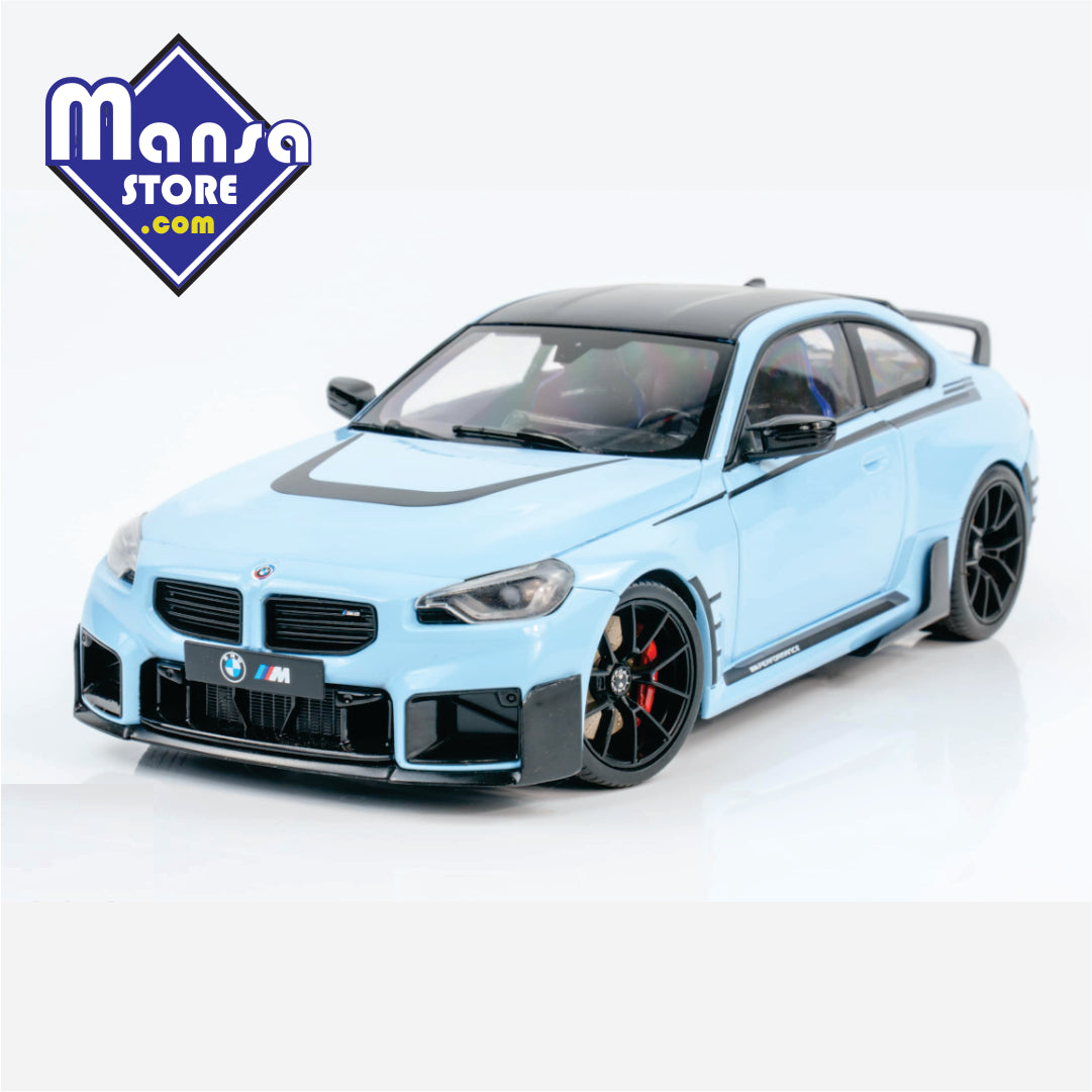 BMW M2 Performance Parts 2024, escala 1:18 – Miniatura Colecionável Premium em Diecast com Portas Funcionais!