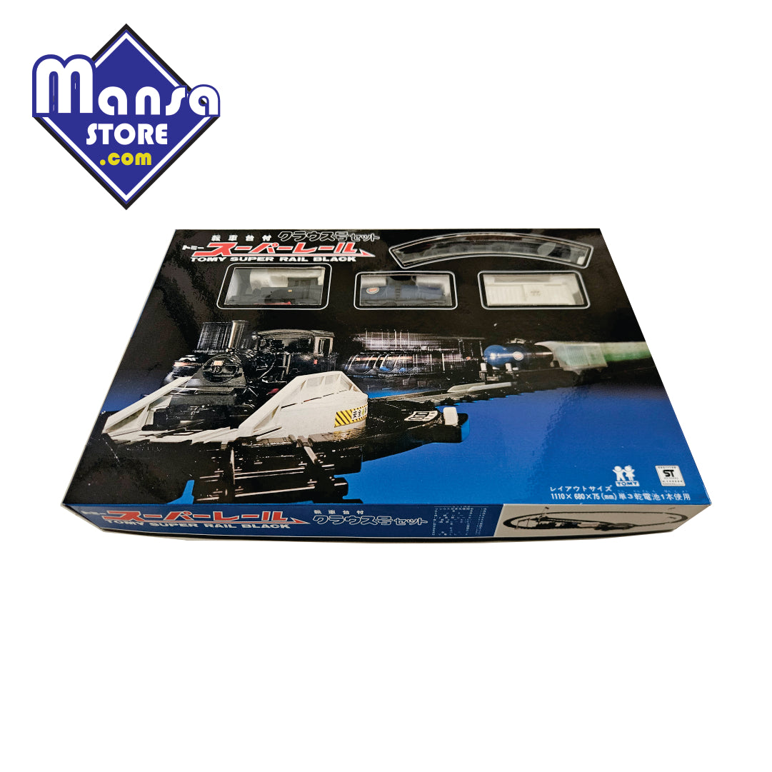 Conjunto Tomy Super Rail Black "Krauss Girador" - Antiguidade com tudo funcionando!
