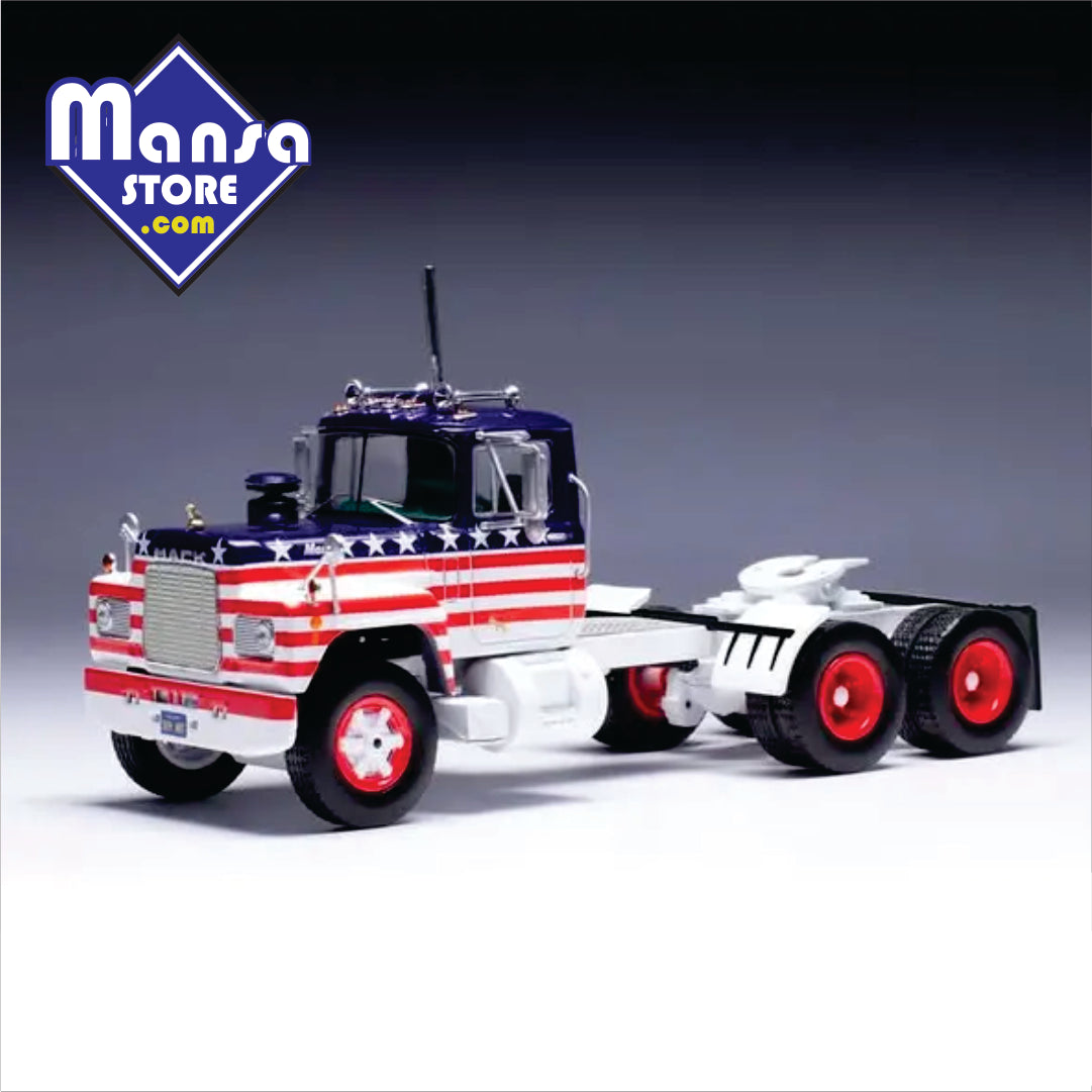 Mack R-Series 6x4 1966, escala 1:43 – Caminhão Clássico em Metal!