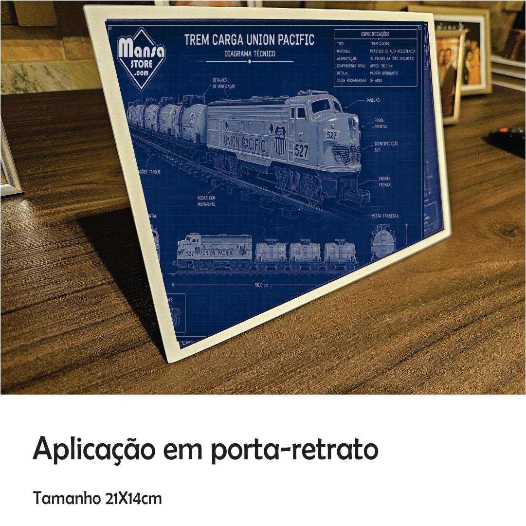 Quadro ou Porta-retrato "F7 Pacific Union" - Escolha seu formato!