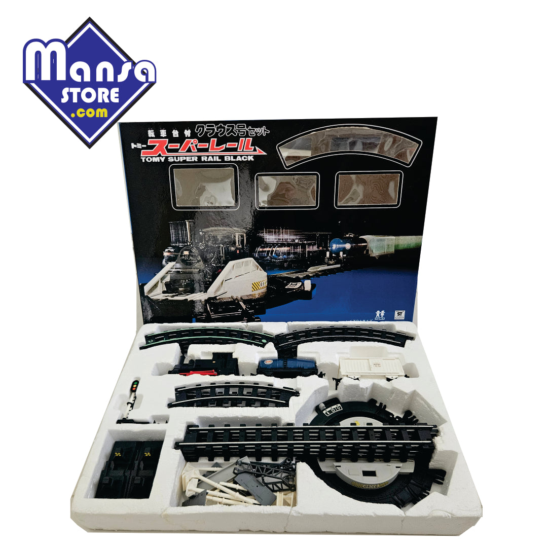 Conjunto Tomy Super Rail Black "Krauss Girador" - Antiguidade com tudo funcionando!