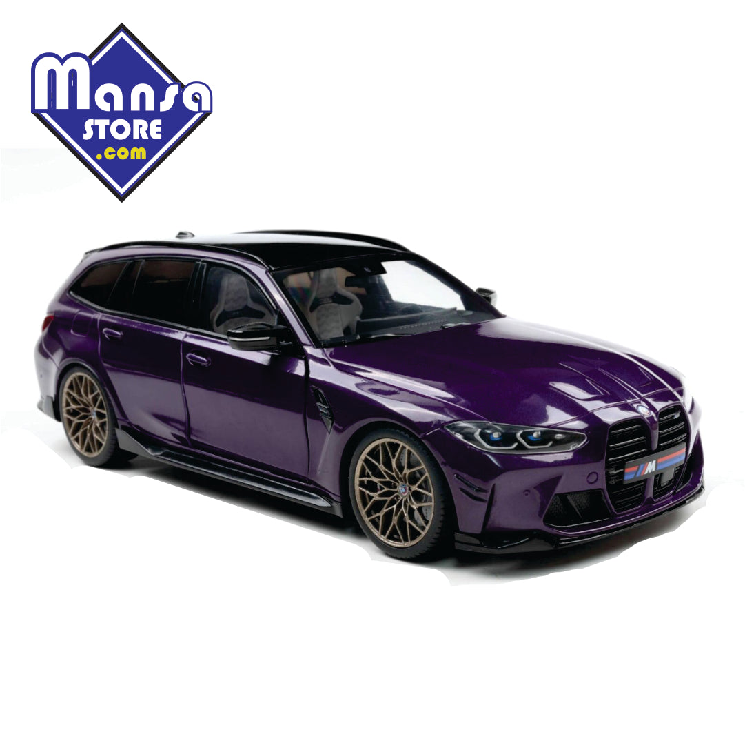 BMW M3 (G81) Performance Parts 2024, escala 1:18 – Miniatura Premium em Diecast com Portas Funcionais!
