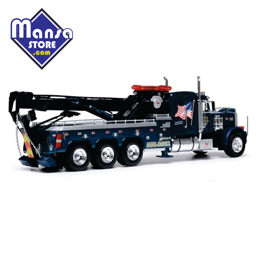 Caminhão guincho Peterbilt 359 de 1980, escala 1:43 - Miniatura Colecionável Premium de Caminhão Guincho em Metal