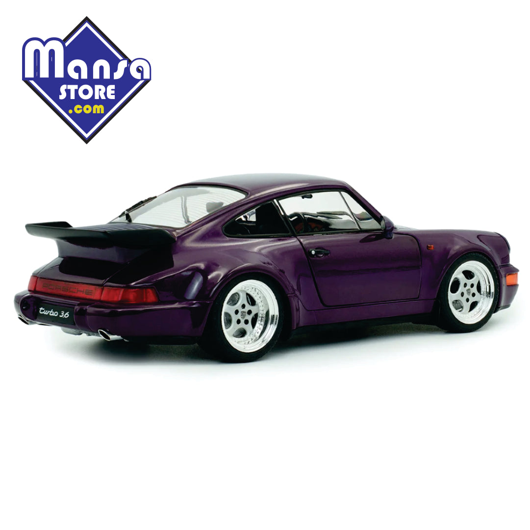 Porsche 911 964 Turbo 1990 – Miniatura Colecionável Premium em Metal com Portas Abertura