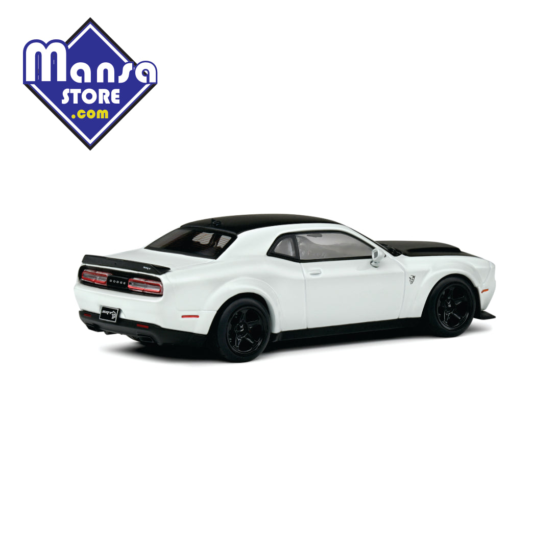 Dodge Challenger Demon 2018 escala1:43 – Miniatura Colecionável Premium de um Muscle Car Extremo Americano!