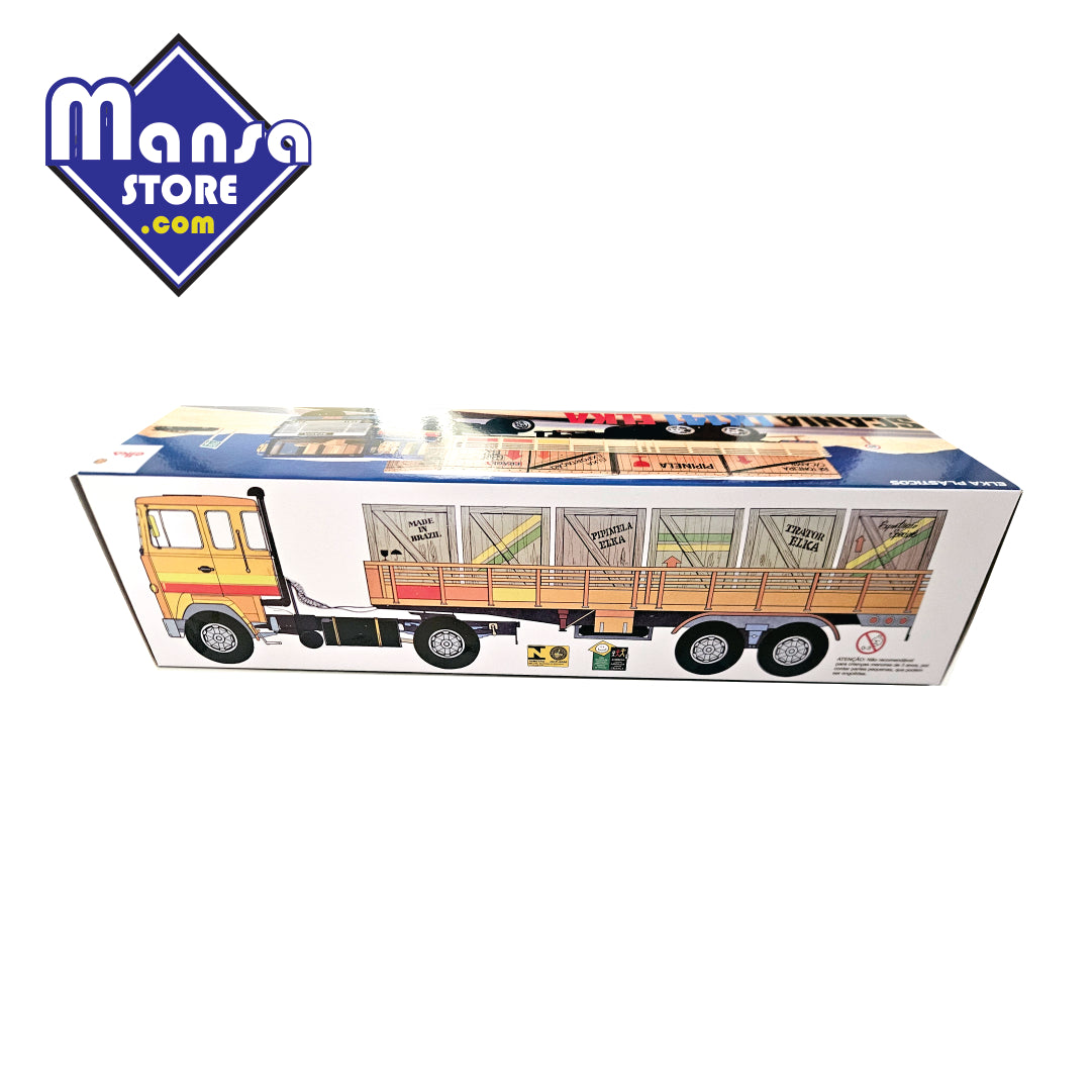 Caixa Caminhão Elka Scania LK141 Carga Seca