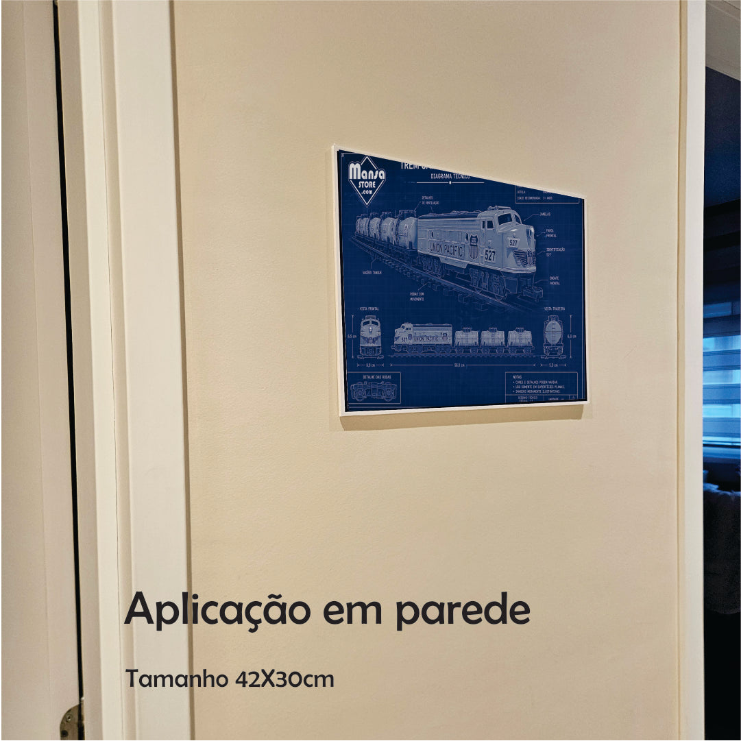 Quadro ou Porta-retrato "F7 Pacific Union" - Escolha seu formato!