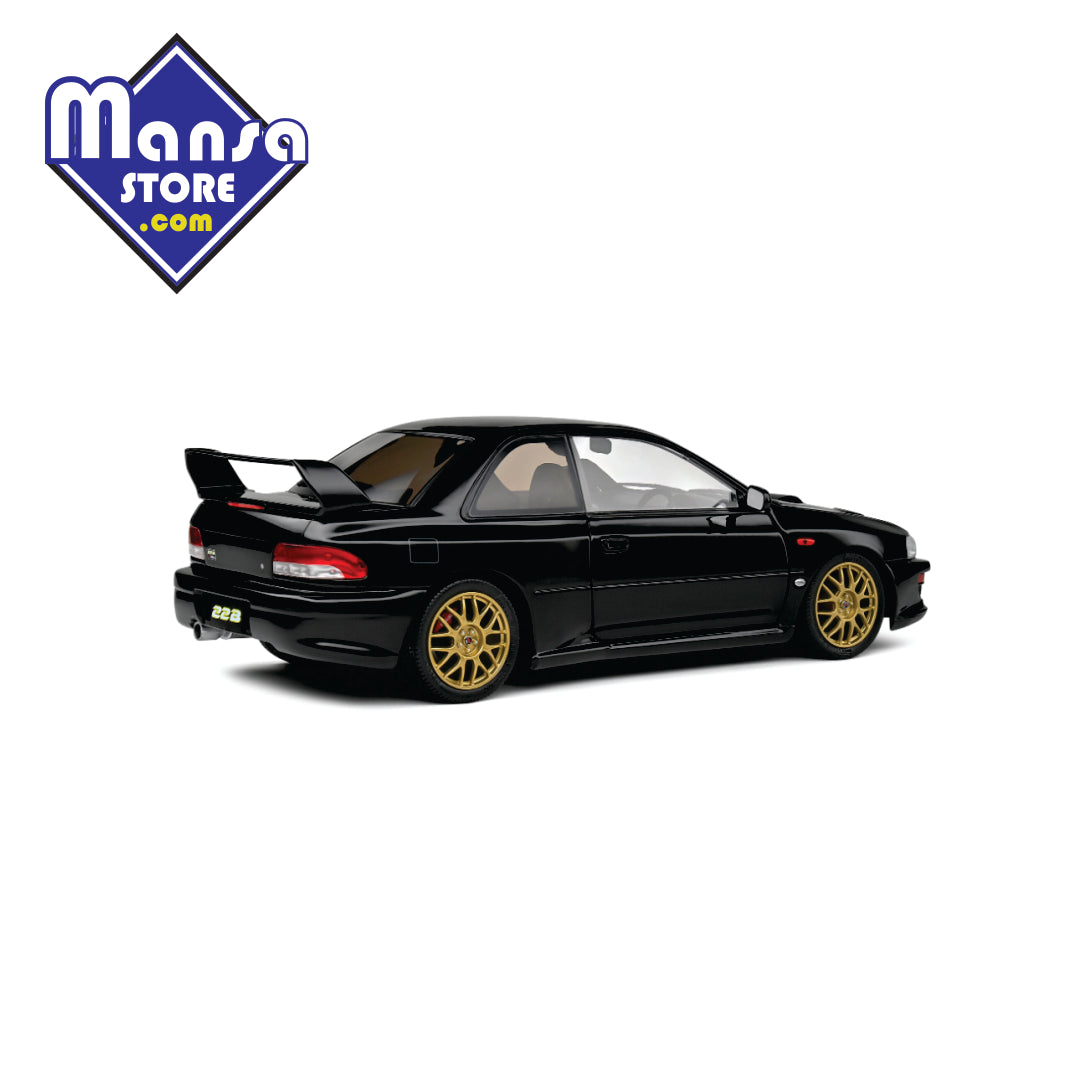 Subaru Impreza 22B 1998 Preto, escala 1:18 – Um Ícone Absoluto do Rally Mundial