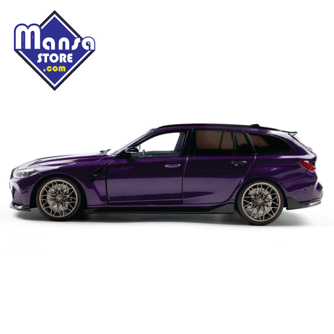 BMW M3 (G81) Performance Parts 2024, escala 1:18 – Miniatura Premium em Diecast com Portas Funcionais!