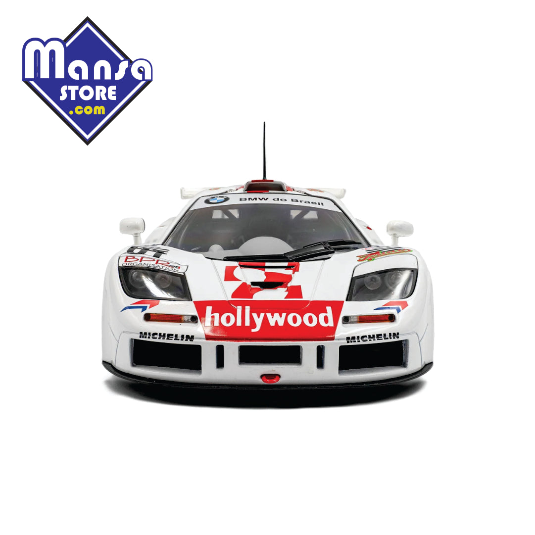 McLaren F1 GTR Short Tail Nelson Piquet, 2 Horas de Brasília 1996 - Escala 1:18 Premium em Metal