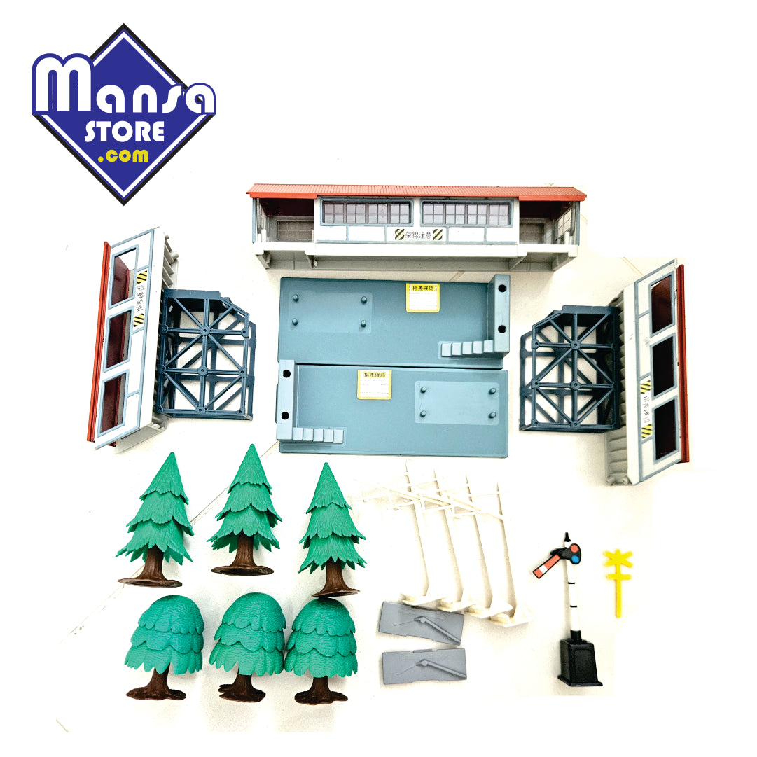 Conjunto Tomy Super Rail Black "Krauss Overpass" - Antiguidade com tudo funcionando!