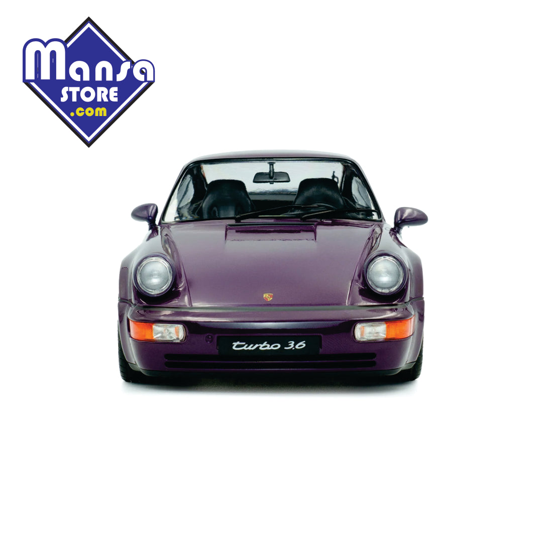 Porsche 911 964 Turbo 1990 – Miniatura Colecionável Premium em Metal com Portas Abertura