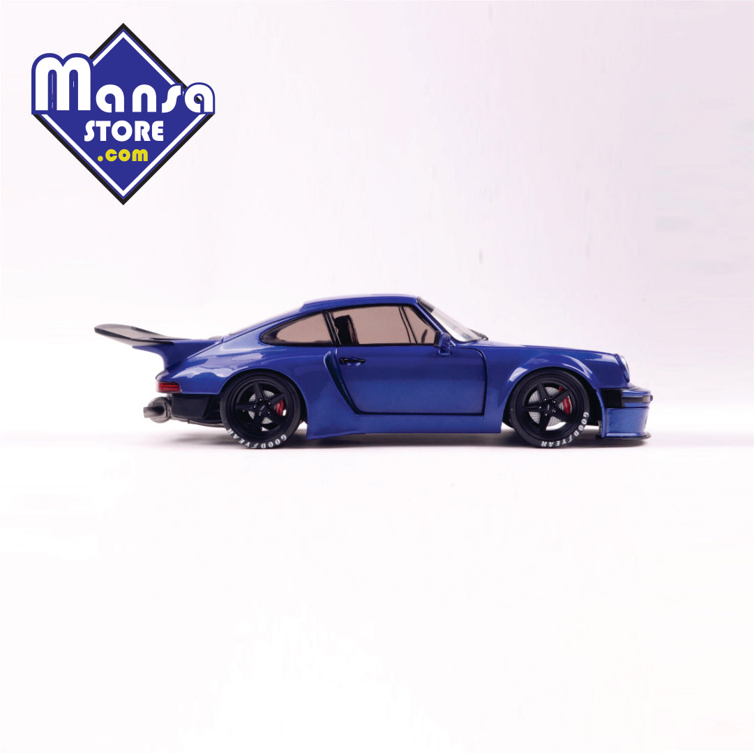 Porsche 911 KS-R 2024 Dark Blue Metallic, escala 1:18 – Brutalidade e exclusividade na essência!