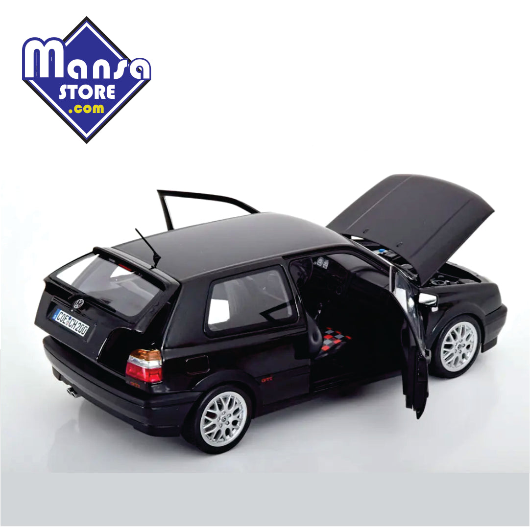 Volkswagen VW Golf GTI 1996, escala 1:18 – Com Capô, Portas e Porta-Malas Funcionais.
