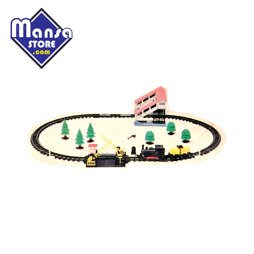 Conjunto Tomy Super Rail Black "Krauss Overpass" - Antiguidade com tudo funcionando!