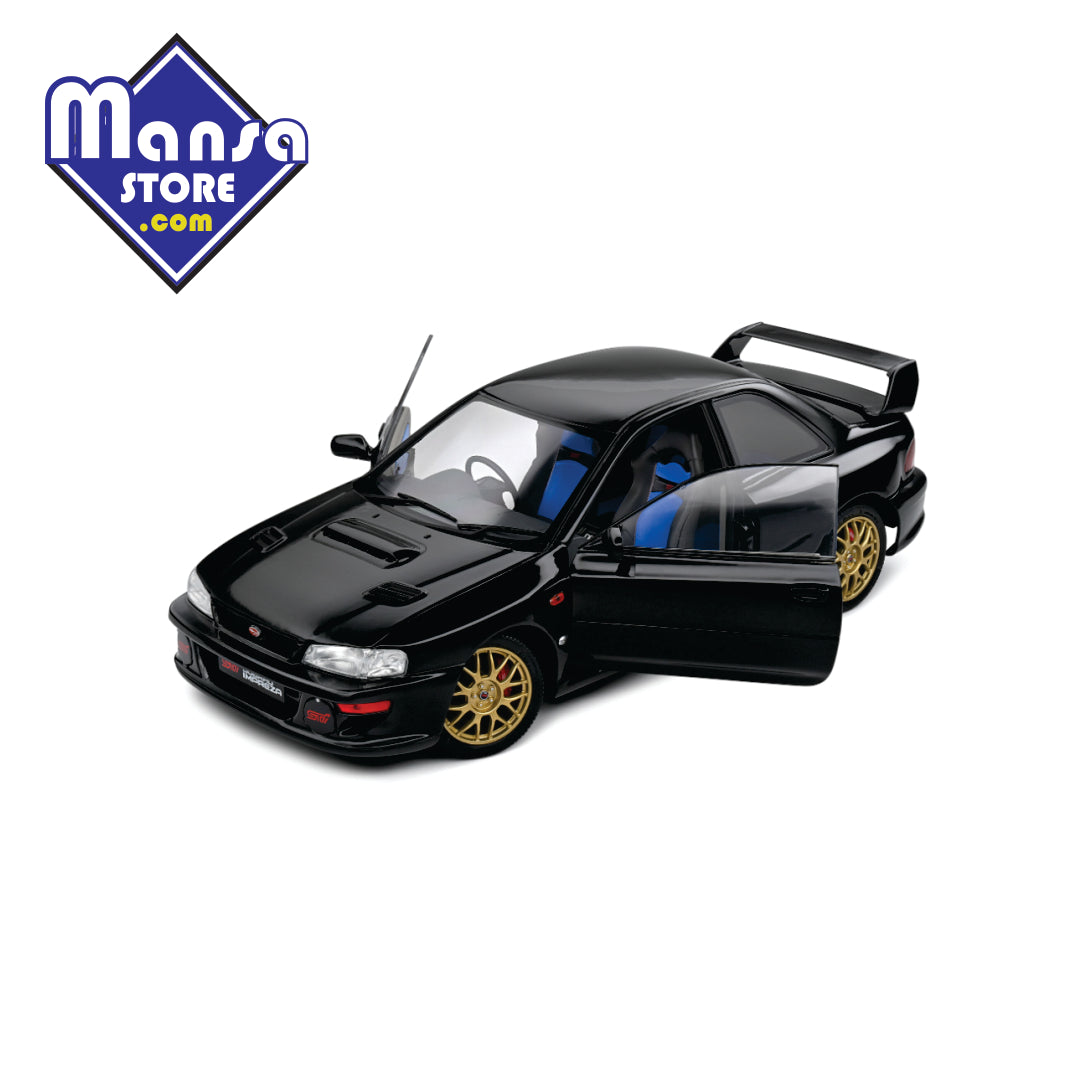 Subaru Impreza 22B 1998 Preto, escala 1:18 – Um Ícone Absoluto do Rally Mundial