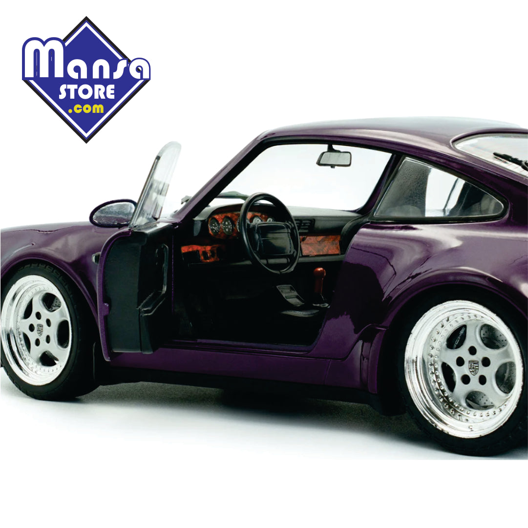 Porsche 911 964 Turbo 1990 – Miniatura Colecionável Premium em Metal com Portas Abertura