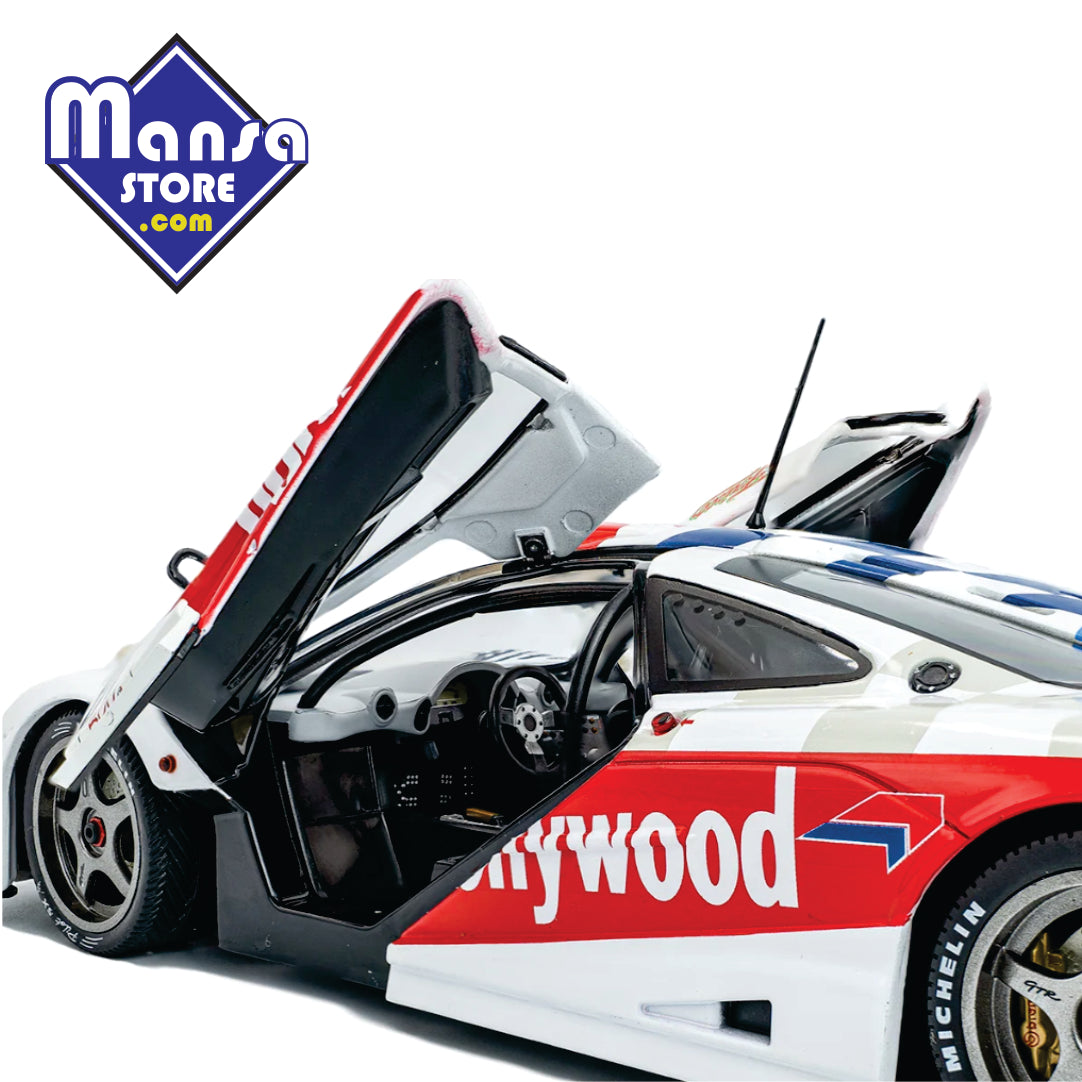 McLaren F1 GTR Short Tail Nelson Piquet, 2 Horas de Brasília 1996 - Escala 1:18 Premium em Metal
