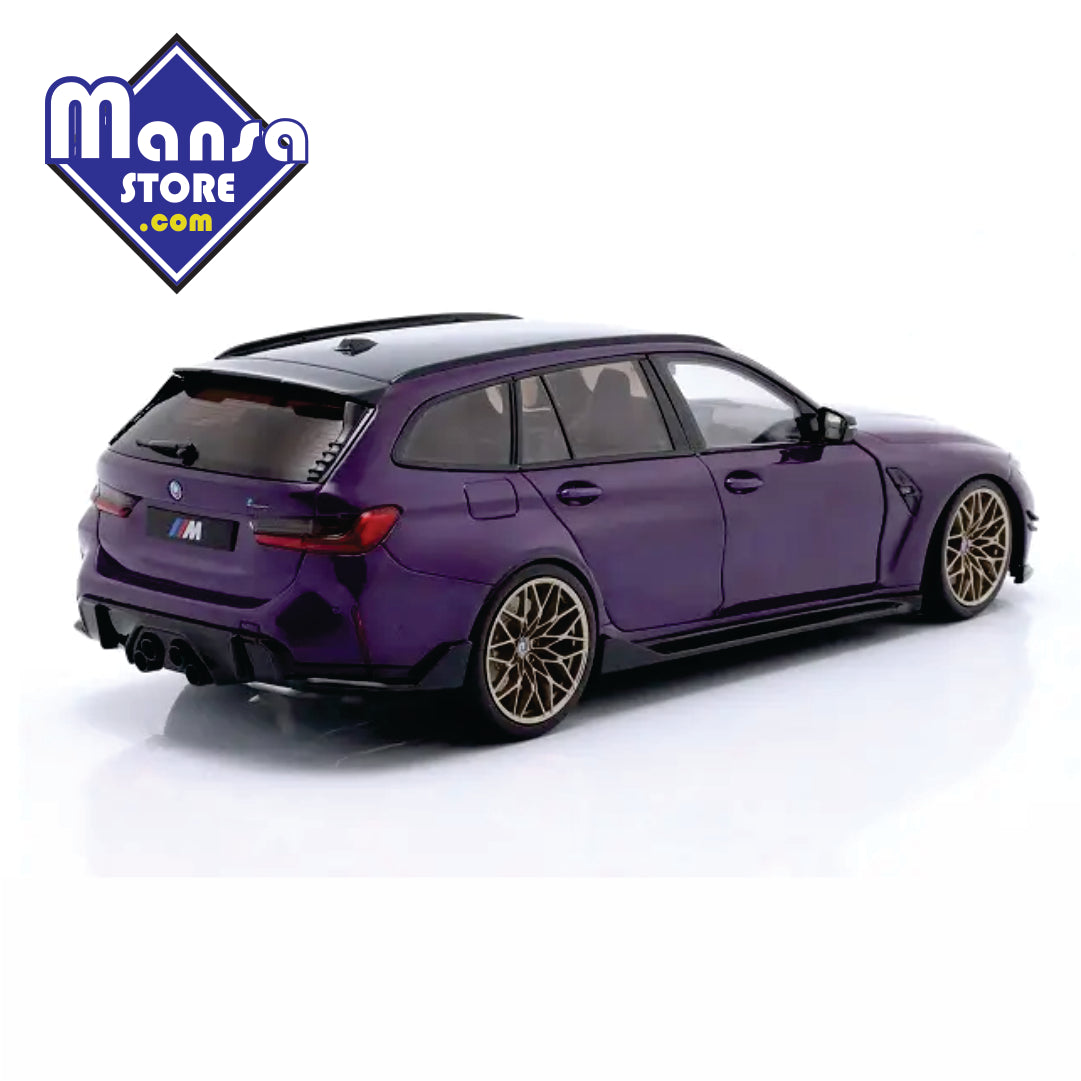BMW M3 (G81) Performance Parts 2024, escala 1:18 – Miniatura Premium em Diecast com Portas Funcionais!
