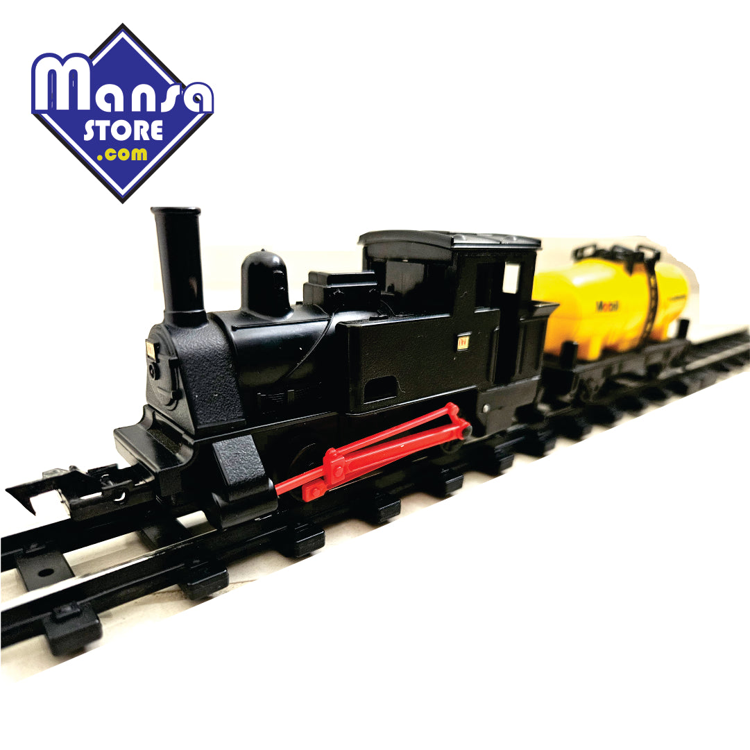 Conjunto Tomy Super Rail Black "Krauss Overpass" - Antiguidade com tudo funcionando!