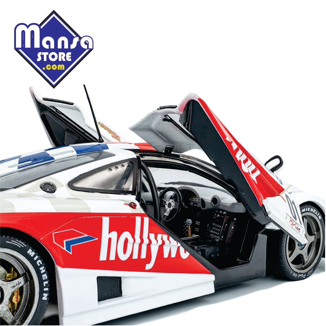 McLaren F1 GTR Short Tail Nelson Piquet, 2 Horas de Brasília 1996 - Escala 1:18 Premium em Metal