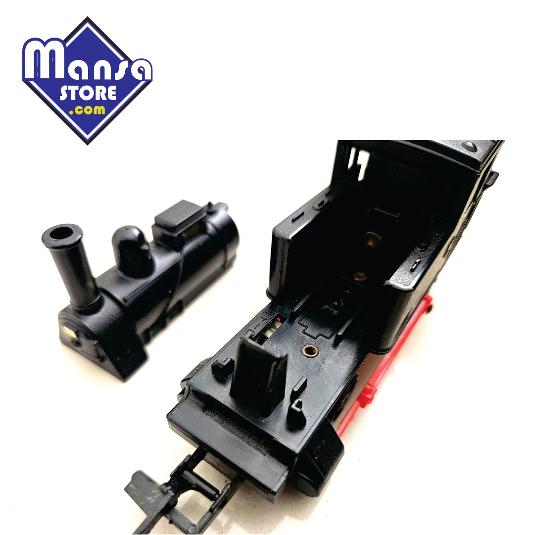 Conjunto Tomy Super Rail Black "Krauss Overpass" - Antiguidade com tudo funcionando!