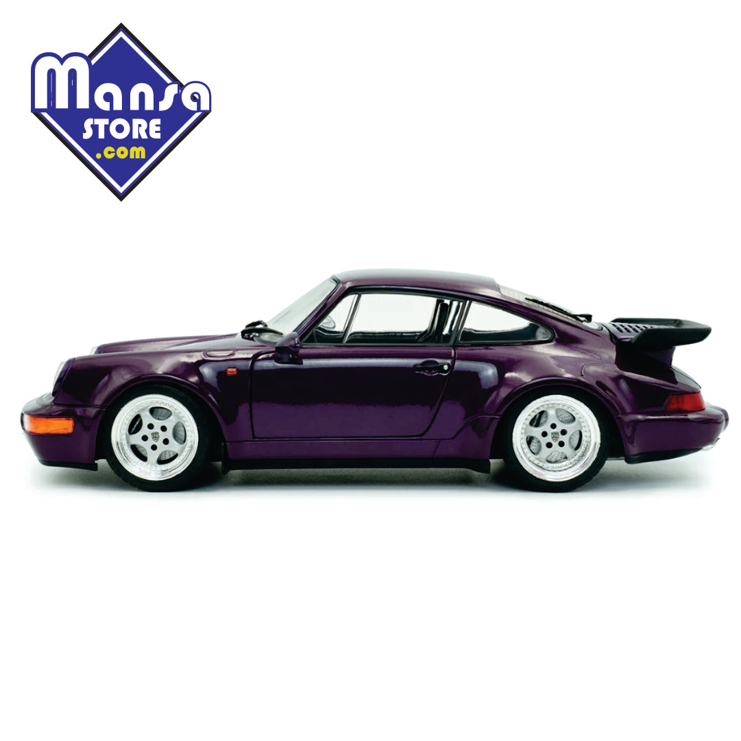 Porsche 911 964 Turbo 1990 – Miniatura Colecionável Premium em Metal com Portas Abertura