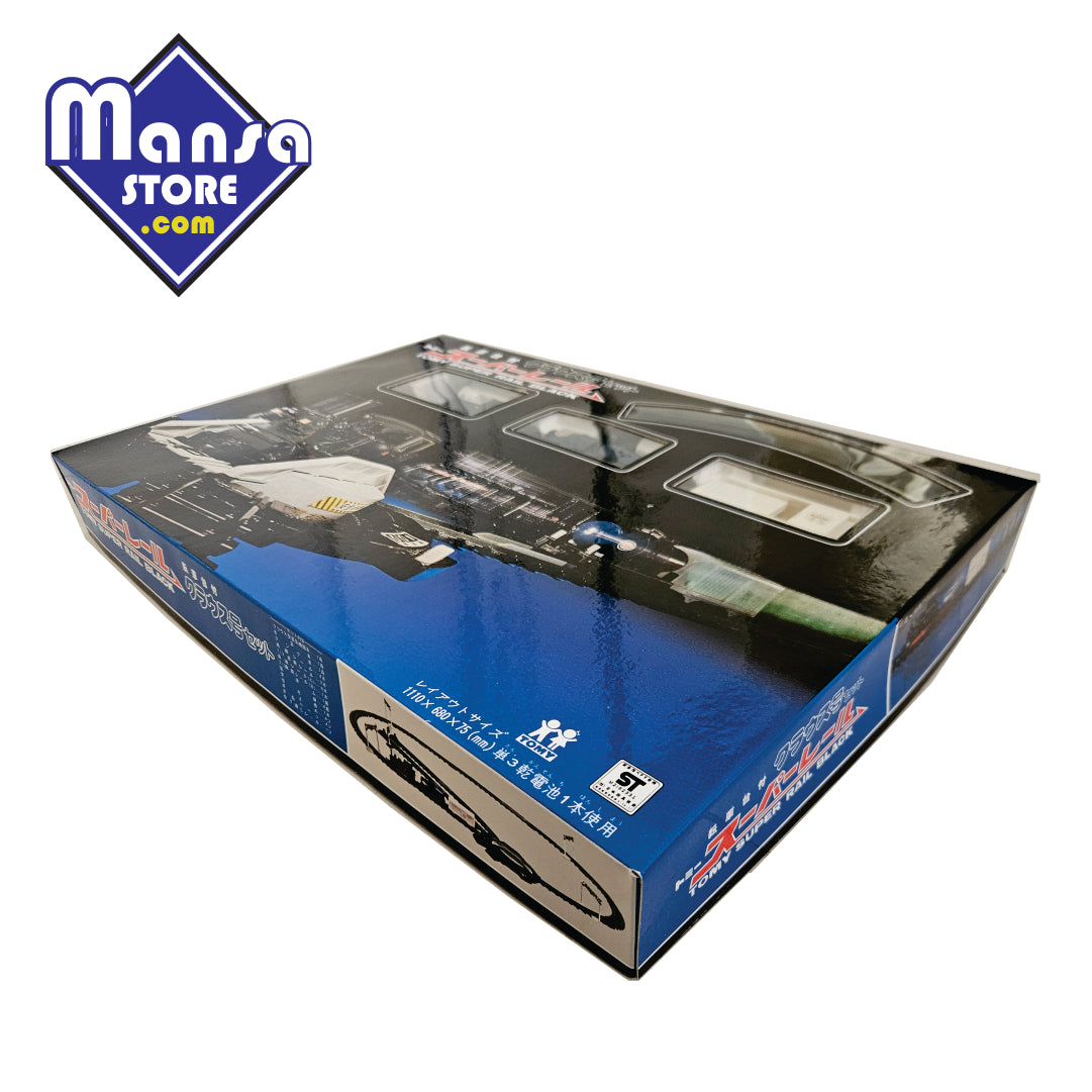 Conjunto Tomy Super Rail Black "Krauss Girador" - Antiguidade com tudo funcionando!
