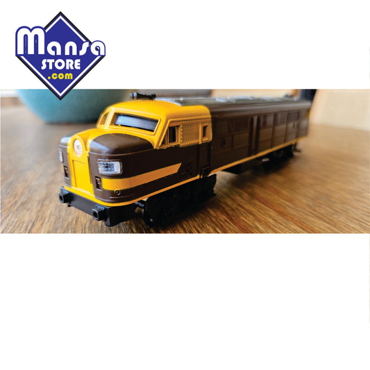 Locomotiva Alco Geyper marrom rara e impecável.