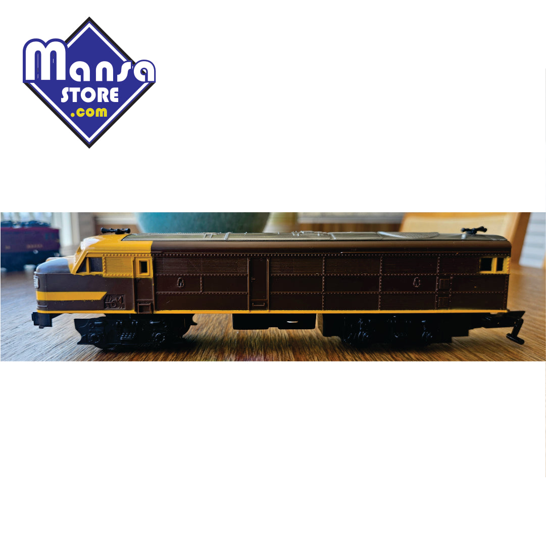 Locomotiva Alco Geyper marrom rara e impecável.