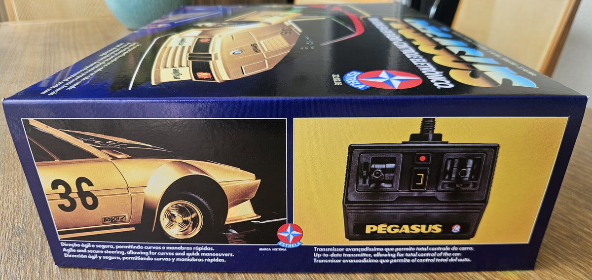 Tampa Reprodução para o Pegasus Dourado Estrela - Carrinho de controle remoto que marcou os anos 80
