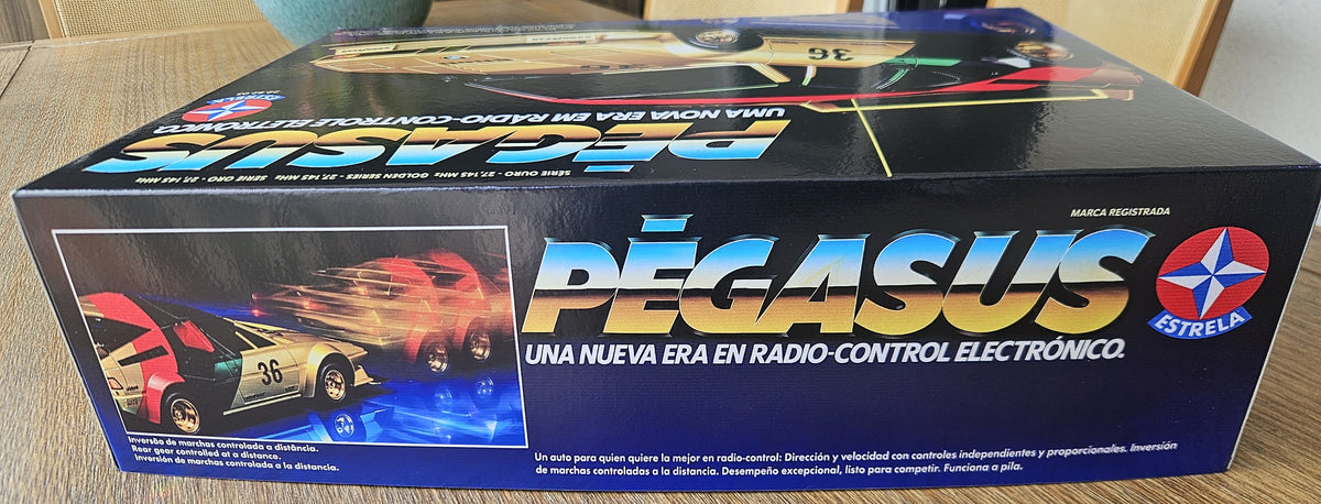 Tampa Reprodução para o Pegasus Dourado Estrela - Carrinho de controle remoto que marcou os anos 80