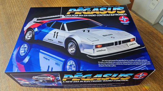 Tampa Reprodução para o Pegasus Prata Estrela - Carrinho de controle remoto que marcou os anos 80