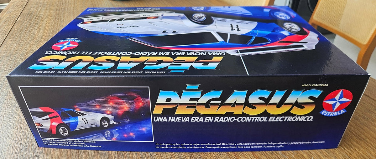 Tampa Reprodução para o Pegasus Prata Estrela - Carrinho de controle remoto que marcou os anos 80