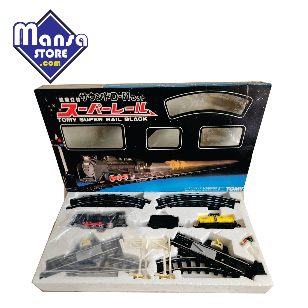 Tomy Super Rail Black D-51 Set – Vagão Tanque Amarelo