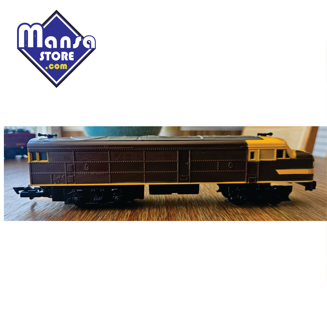 Locomotiva Alco Geyper marrom rara e impecável.