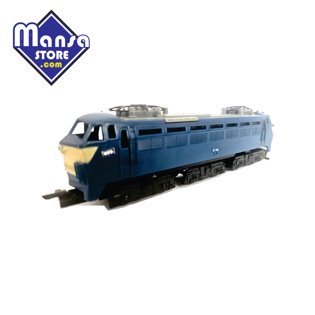 Locomotiva modelo EF66 versão "sem farol sem apito" Tomy Super Rail Black