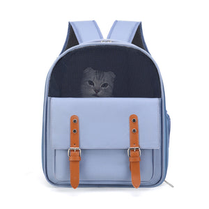 Mochila de ombro para transporte de gato de estimação