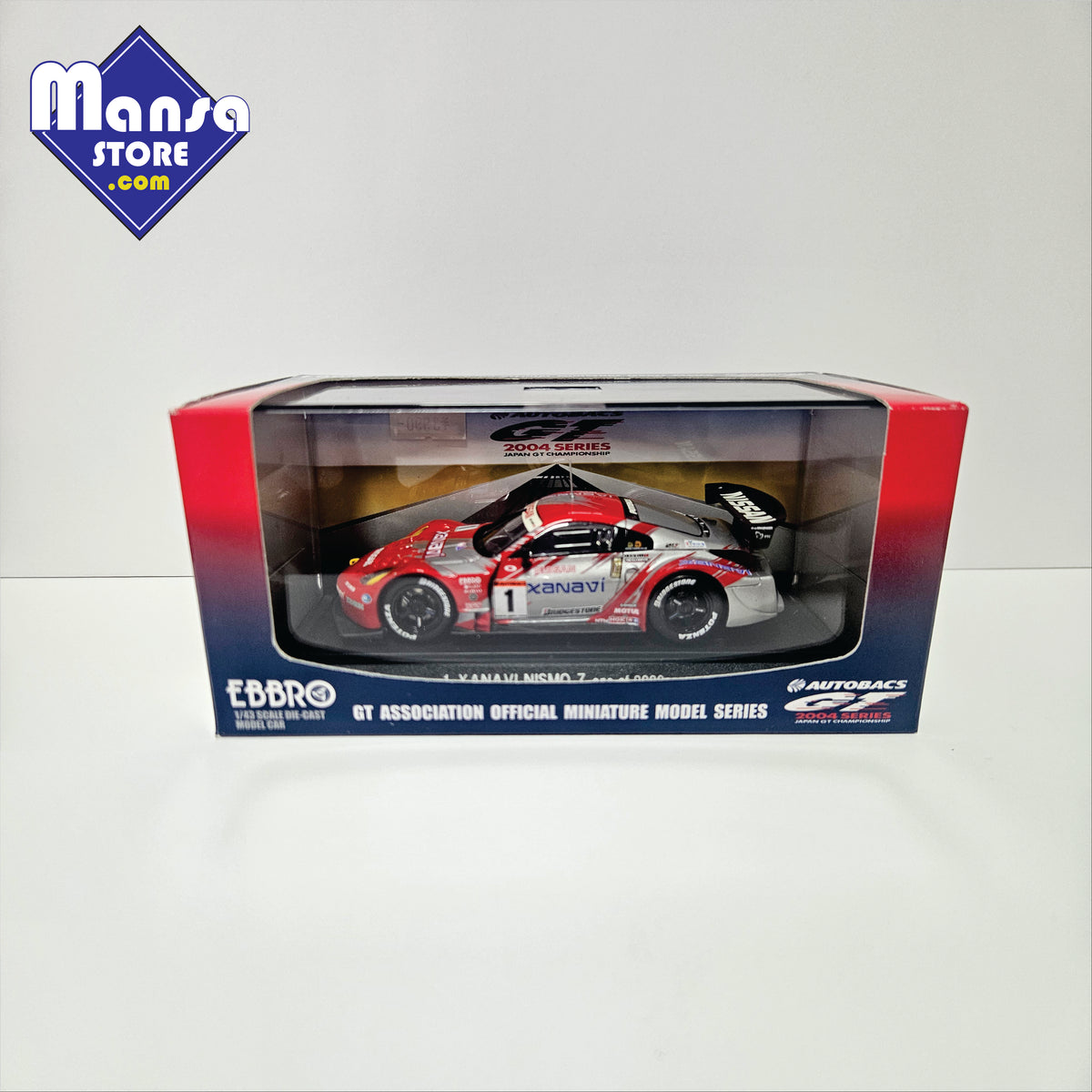 Miniatura 1:43 Ebbro Nissan Xanavi Nismo Z Jgtc 2004 - Item usado mas em excelente estado!