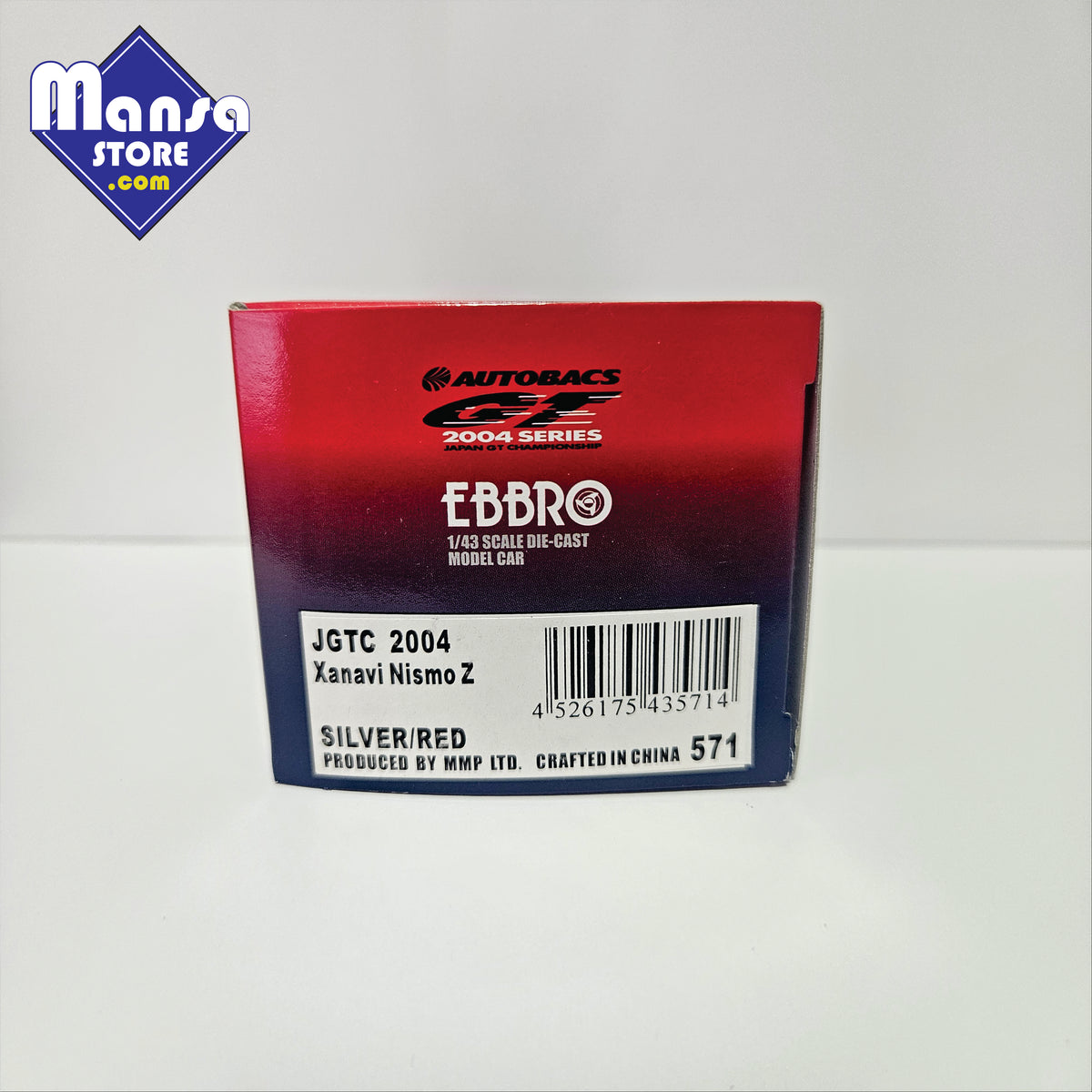 Miniatura 1:43 Ebbro Nissan Xanavi Nismo Z Jgtc 2004 - Item usado mas em excelente estado!