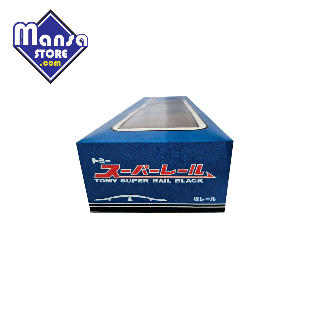 Kit de trilhos "Aclive e Declive" com 2 pilares Tomy Super Rail Black Ferrorama