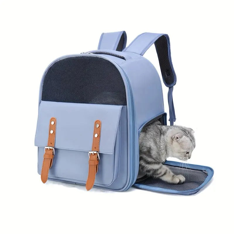 Mochila de ombro para transporte de gato de estimação