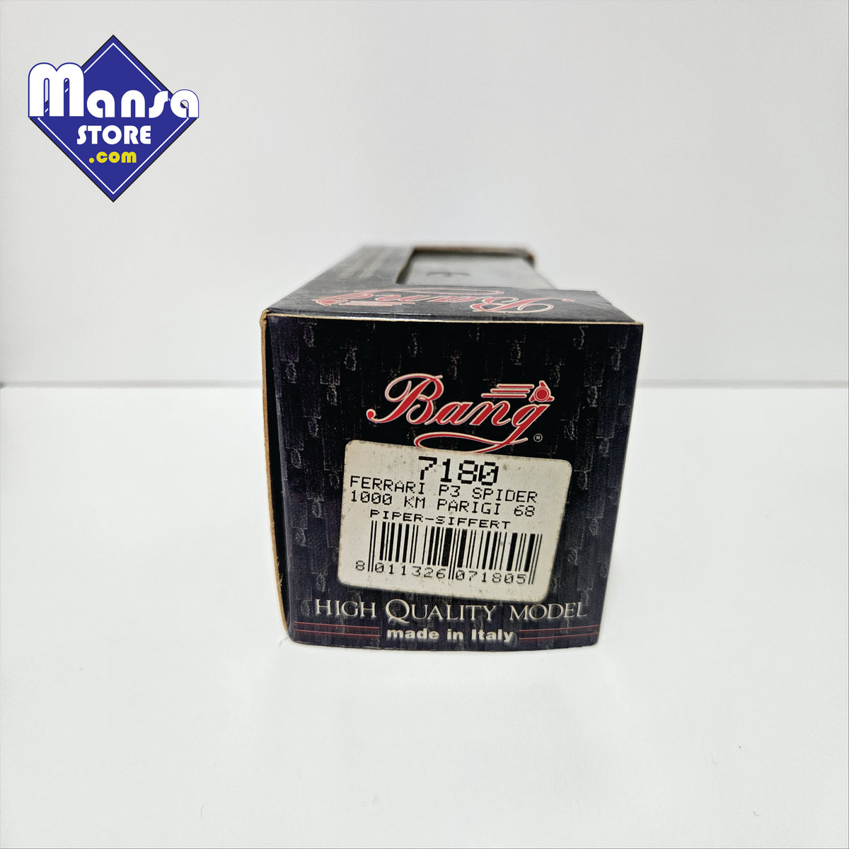 Miniatura 1:43 Ferrari 330 P3 Spider #9 Piper Siffert Bang 7180 - Item usado em excelente estado!